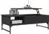 vidaXL Couchtisch Grau Sonoma 100x50x35cm Holzwerkstoff und Metall