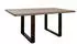 Massivmoebel24 Heavy Industry #201 Esstisch Mango Massivholz 190x90x76cm braun (09-109-677-0202)