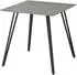 Stolkom Fieteni Esstisch 80x75x80cm Betonoptik, Schweizer Kante, pulverbeschichtet (33293244-0)