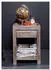 Massivmoebel24 Sydney #236 Beistelltisch Sheesham 40x40x60cm Smoked Oak (09-100-778-0136)