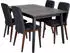 Woodman Skagen Esstisch ausziehbar Schwarz 140(180)x90x75cm (45438419-0)