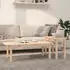 vidaXL 2-tlg. Couchtisch-Set Massivholz Kiefer, Braun (822362)
