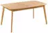Beliani Madox Ausziehbarer Esstisch Hellholz Eichenfurnier 150/190x90cm (Madox)