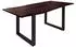 Massivmoebel24 Freeform 3 Baumkantentisch Akazie Massivholz 200x100x76cm, U-Beine anthrazit matt (09-110-814-1253)