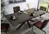 Massivmoebel24 Freeform 5 Baumkantentisch Mangoholz 180x90cm, grau lackiert (09-108-844-2223)