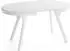 WFL GROUP Vero Neo Esstisch rund ausziehbar, weiß, 80–130cm (800001517176)