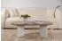 Hanah Home Couchtisch Walnuss & weiß, 119x39,8x60cm, Melamin (909NRD1111)