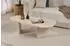 Hanah Home Couchtisch Travertin-Optik, Freiform, 130x65x40cm (838NRD1106)