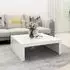 vidaXL Couchtisch weiß 100x100x35cm Spanplatte (808567)