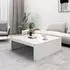 vidaXL Couchtisch weiß 100x100x35cm Spanplatte (808567)
