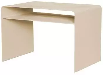 Home Deluxe ZIMA Beistelltisch, creme, 360° drehbar (59639)