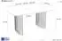 WFL GROUP Cavaro ausziehbarer Esstisch, rechteckig, Marmor Schwarz, Metallbeine 200-280cm (800001307099)