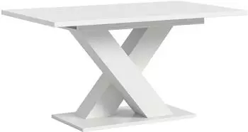 xonox.home Esstisch Motion ausziehbar, X-Fu&szlig;gestell, wei&szlig;, 150(190)x90cm (X4AA9T58)