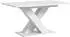 xonox.home Esstisch Motion ausziehbar, X-Fußgestell, weiß, 150(190)x90cm (X4AA9T58)