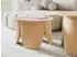 Selsey Vivially Couchtisch rund, Eichenoptik, Ø 60cm