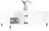 vidaXL Couchtisch Holzwerkstoff, weiß, 90x50x36,5cm (830580)
