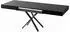 WFL GROUP Cavetta X Couchtisch höhenverstellbar ausziehbar, schwarze Marmoroptik, 120-200x80x27-76cm (800001081785)