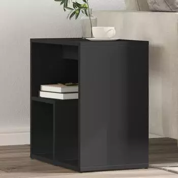 vidaXL Beistelltisch schwarz 50x30x50cm Holzwerkstoff (840557)