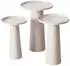 Boltze Jacky Beistelltisch rund, 3er-Set, beige