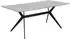 Hela Paccino I T Esstisch Marmoroptik grau/schwarz, 180x90x76cm (PACCINO-I-T)