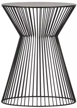 Woood Suus Beistelltisch Metall, rund, schwarz, &Oslash;35cm (390932-Z)