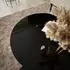 Lookway Lori Mix Glass Couchtisch 2in1, rund, schwarz/gold (⌀70/50cm)