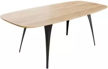Mirjan24 Aura 160 ausziehbarer Esstisch, Stahl, Industrial (Aura 160)