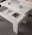 Lookway Aperto Couchtisch ausziehbar, Holzwerkstoff, weiß, 100x45x50cm (800001221445)