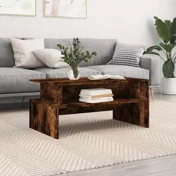 vidaXL Couchtisch R&auml;uchereiche 90x55x42,5 cm Holzwerkstoff (834283)