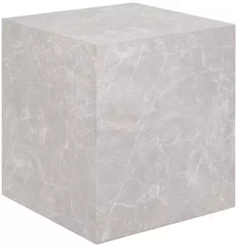 House Nordic Prague Beistelltisch Marmordekor, MDF, 40x45x40cm