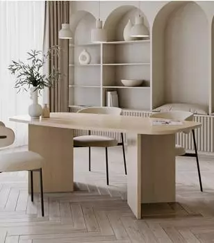 Selsey Piano Esstisch rechteckig, Eiche Lindberg, 190x100cm (Piano)