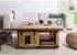 Massivmoebel24 Railway Couchtisch Mango 90x90x45cm, natur lackiert (09-200-772-0106)