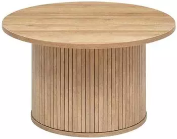 Atmosphera Colva runder Couchtisch, Holzoptik-Furnier, &Oslash;70cm