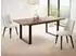 WFL GROUP Valentino Esstisch ausziehbar, Loft-Stil, schwarze Metallbeine, Wotan Eiche, 160–200cm (800001052049)