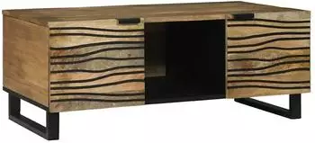 vidaXL Couchtisch 100x54x40cm Mangoholz, natur