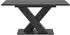 Inn.Furn Home-X Esstisch ausziehbar, grau matt, X-Gestell, 150–190cm (Home-X)