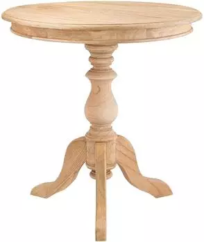 CLP Wiva runder Beistelltisch Mindiholz, natur, ⌀70cm (326075)