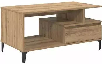 vidaXL Couchtisch Holzwerkstoff artisan-eiche 90x49x45cm