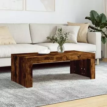 vidaXL Couchtisch Holzwerkstoff R&auml;uchereiche 102x50x36cm (823371)
