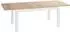 WFL GROUP Lindberg Esstisch ausziehbar, Eiche Craft, weiße Holzbeine, 200–300x100cm (800001517556)