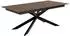ebuy24 Irwine Esstisch ausziehbar 200/240x100cm, braun (11-H000022635)