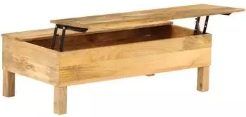 vidaXL Couchtisch Mangoholz massiv 110x55x35cm (246320)
