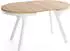 WFL GROUP Vero Neo Esstisch rund ausziehbar, Eiche Braun, 80–130cm (800001517143)