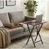 Relaxdays Klapptisch Industrial, Metall & Holzwerkstoff, 48x70x36cm