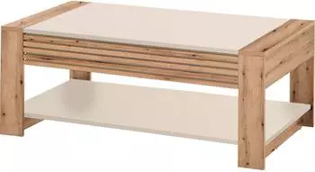 Stolkom Felipe Couchtisch mit Schublade, artisan eiche / schwarz, 108x42x60cm (17820621-0)