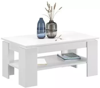 xonox.home Titan Couchtisch wei&szlig;, 100x45x60cm