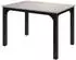 Mirjan24 Focus 120 Esstisch, Stahl, schwarz/Kaschmir (Focus 120)