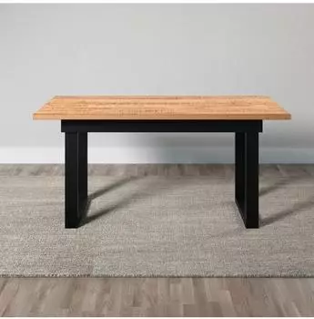 Home Affaire Elda Esstisch Mango/Schwarz, 160x90x76cm (76886442-0)