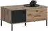 xonox.home Chess Couchtisch Nox Oak / schwarz, 100x48x60cm