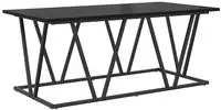 vidaXL Couchtisch Schwarz Eichen-Optik 100 x 50 x 40 cm